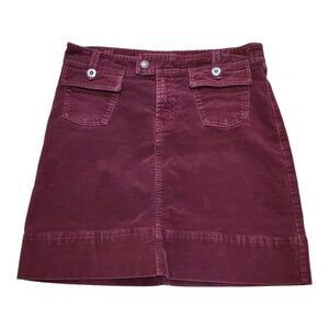 PATAGONIA SZ 4 Women's Corduroy A-line Skirt